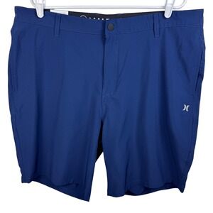 Hurley Mens Hybrid Walkshort Navy Blue Size 40 Quick Dry 4 Way Stretch